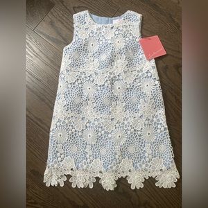 NWT Girls Lulurain Lace Dress, size 4